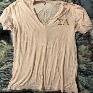 Large short sleeve Sigma Alpha (ΣΑ) shirt